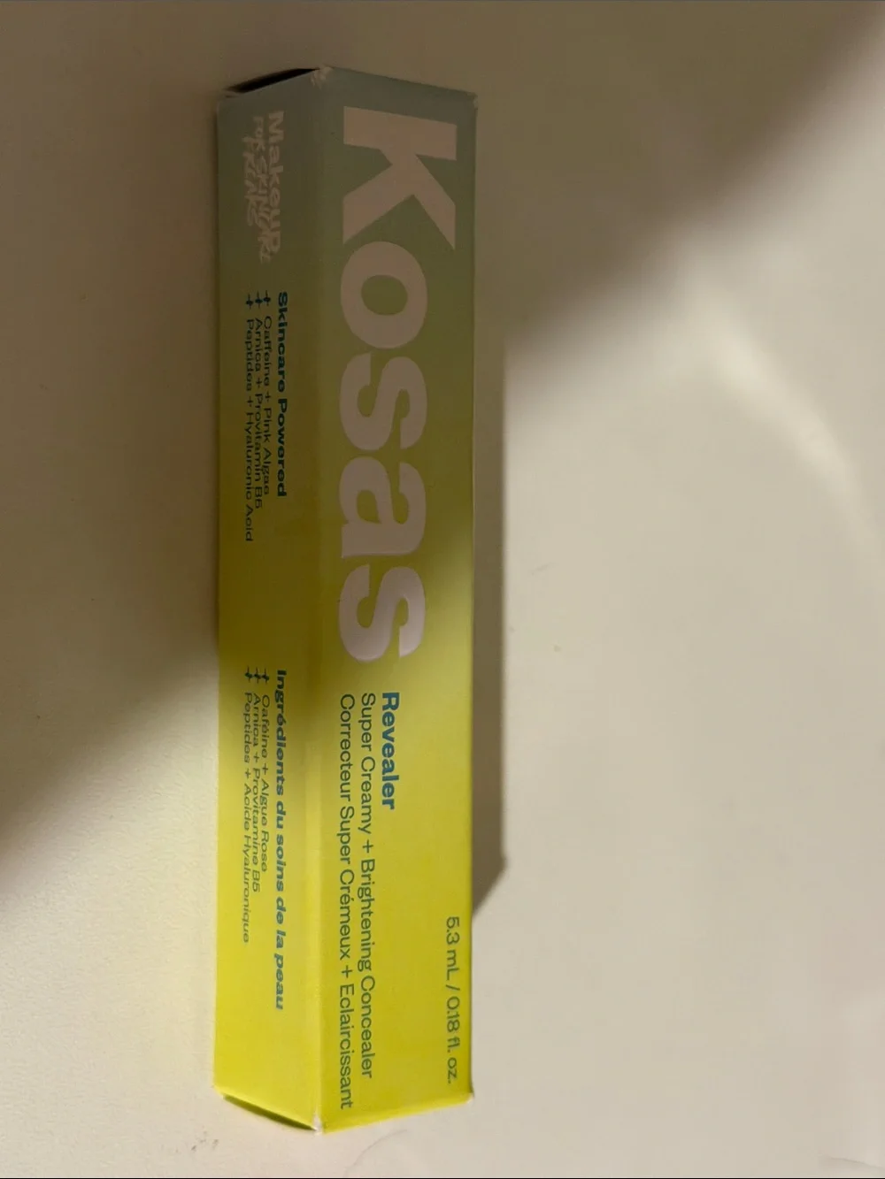 Kosas Revealér Super Creamy Brightening Concealer - Yellow Green Box